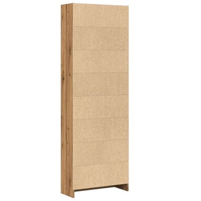 Kirjahylly artesaani tammi 60x24x176 cm tekninen puu