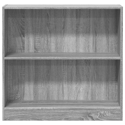 Kirjahylly harmaa Sonoma 80x24x76 cm tekninen puu