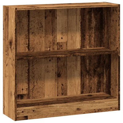 Kirjahylly vanha puu 80x24x76 cm tekninen puu