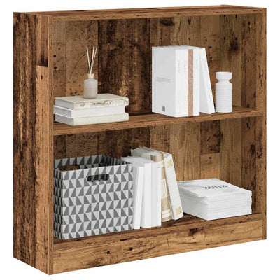 Vanha puu kirjahylly Ciuncan 80x24x76cm (puinen)