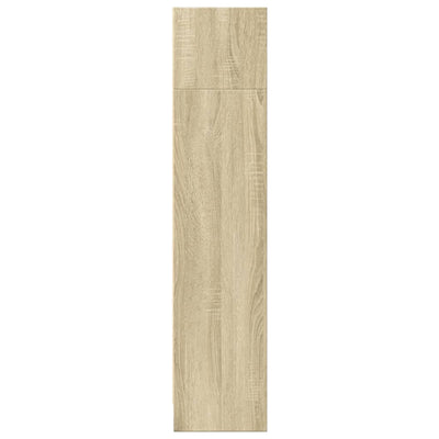 Kirjahylly Sonoma-tammi 80x24x109 cm tekninen puu