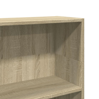Kirjahylly Sonoma-tammi 80x24x109 cm tekninen puu