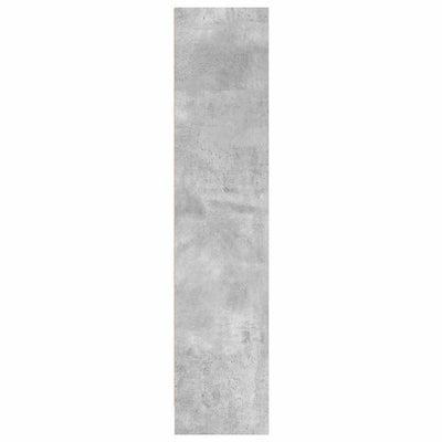 Betoninharmaa kirjahylly Ciuncan 80x24x109cm (puinen)