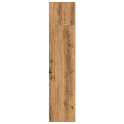 Kirjahylly artesaani tammi 80x24x109 cm tekninen puu