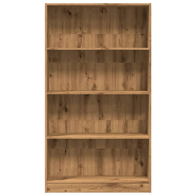 Kirjahylly artesaani tammi 80x24x143 cm tekninen puu