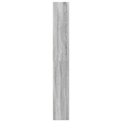 Kirjahylly harmaa Sonoma 80x24x176 cm tekninen puu