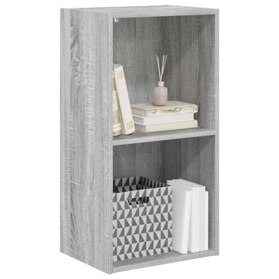 Harmaa kirjahylly Kourous 40x30x77cm (puinen)