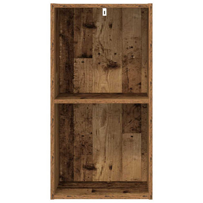 Vanha puu kirjahylly Kourous 40x30x77cm (puinen)