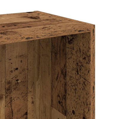 Vanha puu kirjahylly Kourous 40x30x77cm (puinen)