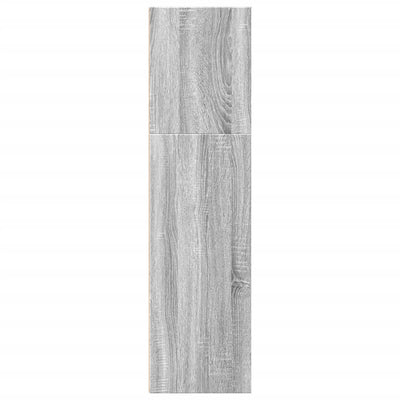 Kirjahylly harmaa Sonoma 40x30x114 cm tekninen puu