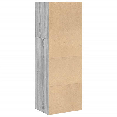 Kirjahylly harmaa Sonoma 40x30x114 cm tekninen puu