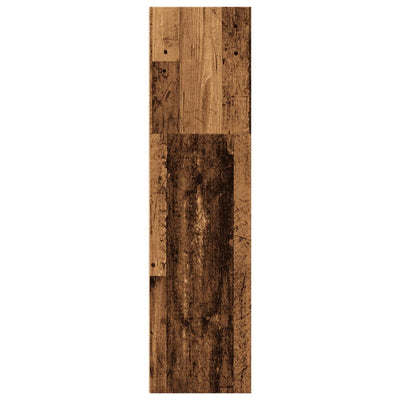 Vanha puu kirjahylly Kourous 40x30x114cm (puinen)