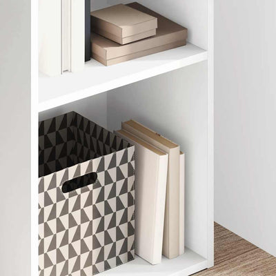 Valkoinen kirjahylly Kourous 40x30x152cm (puinen)