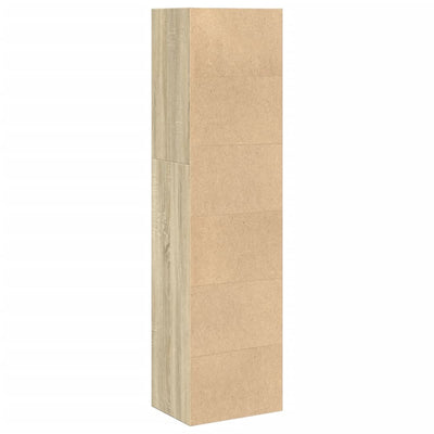 Kirjahylly Sonoma-tammi 40x30x152 cm tekninen puu