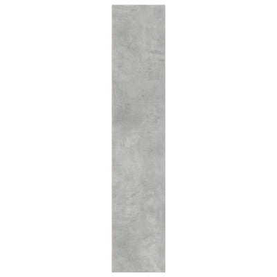 Kirjahylly betoninharmaa 40x30x152 cm tekninen puu