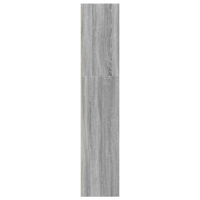 Kirjahylly harmaa Sonoma 40x30x152 cm tekninen puu