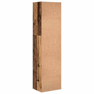 Vanha puu kirjahylly Kourous 40x30x152cm (puinen)