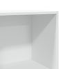 Kirjahylly valkoinen 40x30x189 cm lastulevy