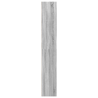 Kirjahylly harmaa Sonoma 40x30x189 cm tekninen puu