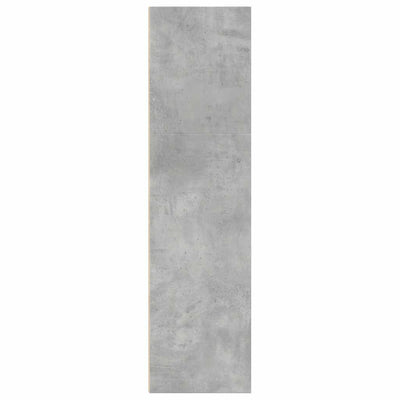 Kirjahylly betoninharmaa 60x30x114 cm tekninen puu