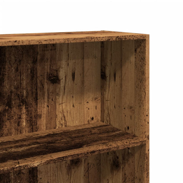 Kirjahylly vanha puu 60x30x189 cm tekninen puu