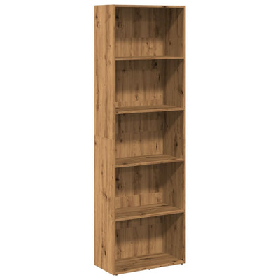 Kirjahylly artesaani tammi 60x30x189 cm tekninen puu