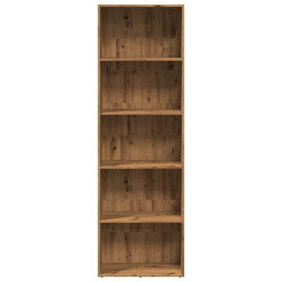 Kirjahylly artesaani tammi 60x30x189 cm tekninen puu