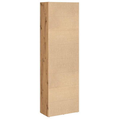 Kirjahylly artesaani tammi 60x30x189 cm tekninen puu