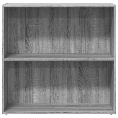 Kirjahylly harmaa Sonoma 80x30x77 cm tekninen puu