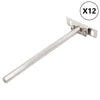 kelluvat hyllykannattimet 12 kpl näkymätöntä Ø12x200 mm