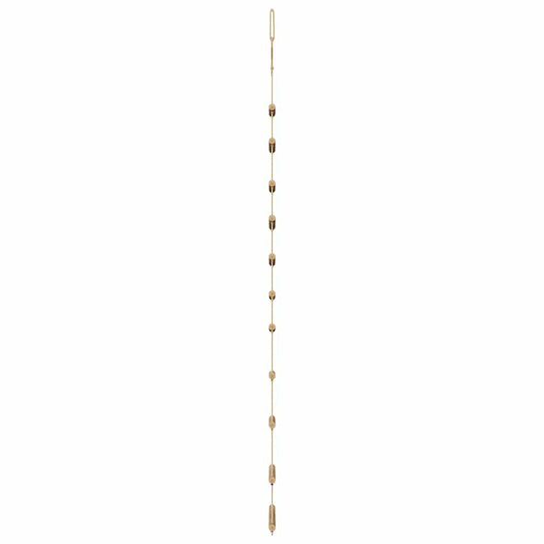 Riippuva joulukuusi latvatähdellä 74x150 cm luonnonvärinen oksa