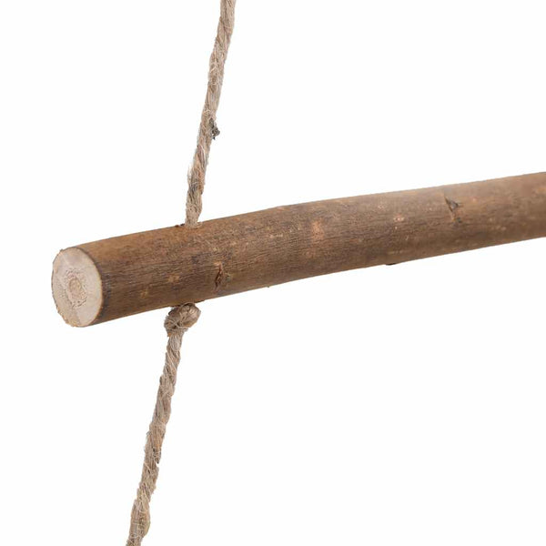 Riippuva joulukuusi latvatähdellä 74x150 cm luonnonvärinen oksa