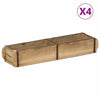 Tarjotin 4 kpl Ruskea 57 x 15 x 9 cm