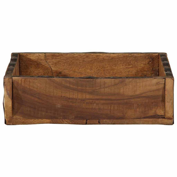 Tarjotin Ruskea 29 x 31 x 10 cm Kierrätetty massiivinen puu