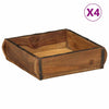 Tarjotin 4 kpl Ruskea 29 x 31 x 10 cm