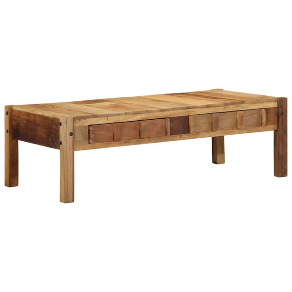 Sohvapöytä Ruskea 110 x 54 x 35 cm Kierrätetty massiivinen puu