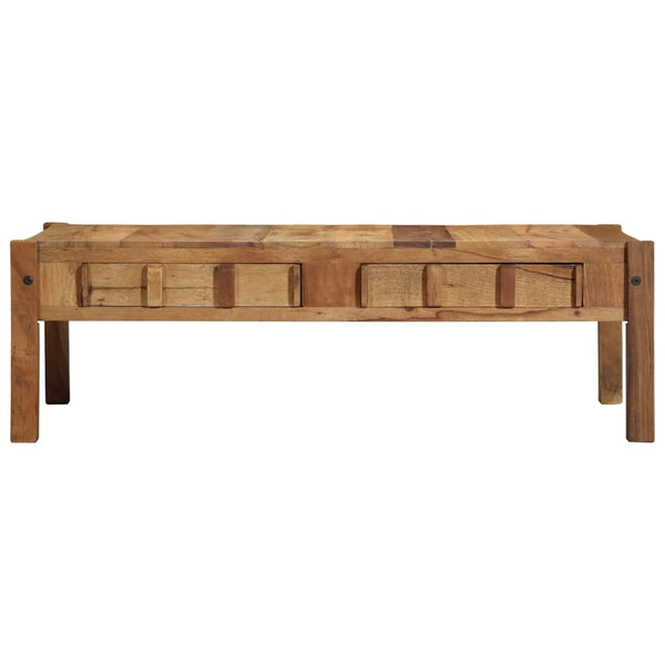 Sohvapöytä Ruskea 110 x 54 x 35 cm Kierrätetty massiivinen puu