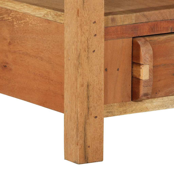 TV-kaappi Ruskea 83 x 33 x 46 cm Kierrätetty Täyspuu