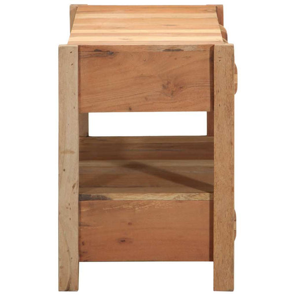 TV-kaappi Ruskea 83 x 33 x 46 cm Kierrätetty Täyspuu