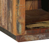 Kenkäkaappi 110 x 35 x 40 cm Kierrätetty massiivinen puu Ruskea