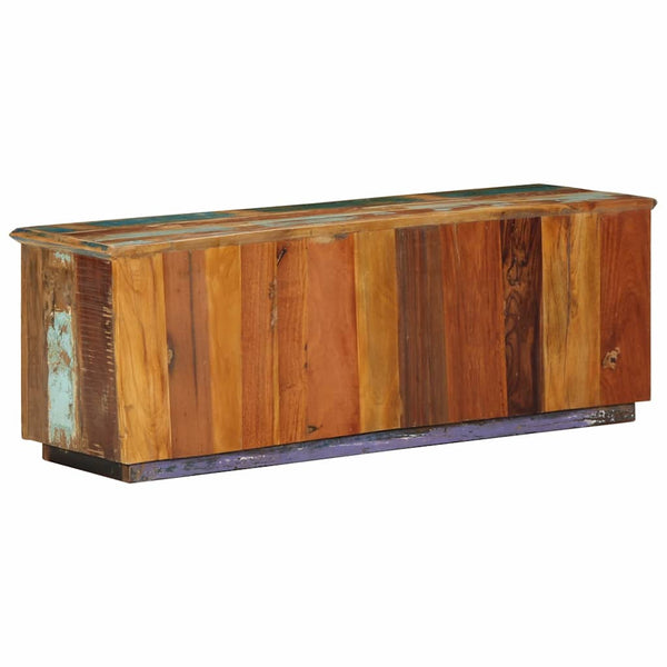 Kenkäkaappi 110 x 35 x 40 cm Kierrätetty massiivinen puu Ruskea
