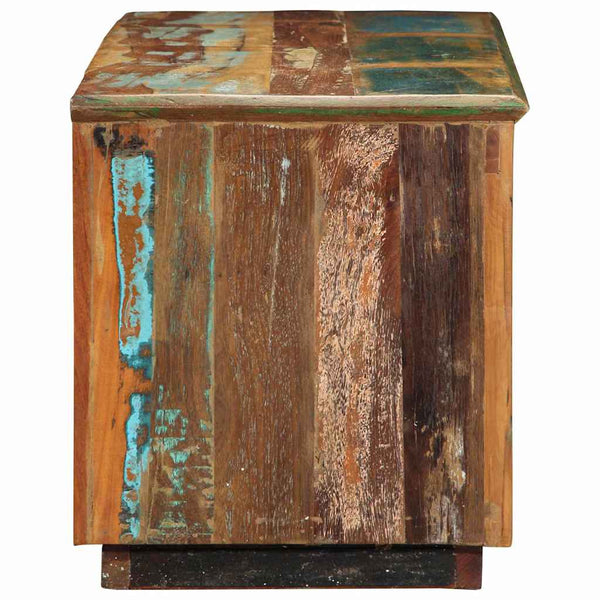 Kenkäkaappi 110 x 35 x 40 cm Kierrätetty massiivinen puu Ruskea