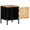 Yöpöytäkaappi 2 pcs ruskea ja musta 30 x 30 x 40 cm