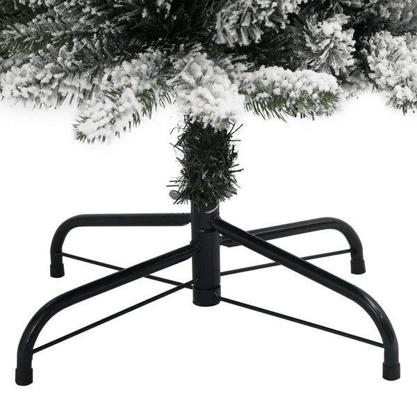Tekojoulukuusi lumihuurteella 300 LED-valoa 180 cm