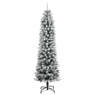 Tekojoulukuusi lumihuurteella Iftinca 210cm (300 led-valoa)