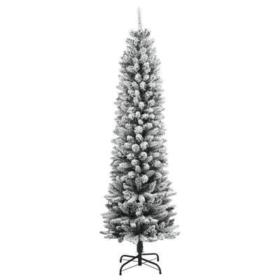 Tekojoulukuusi lumihuurteella Iftinca 240cm (300 led-valoa)