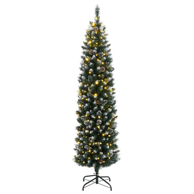 Kapea tekojoulukuusi Tancuta 150cm (150 led-valoa)
