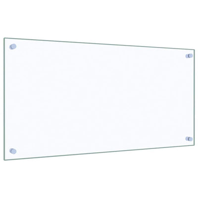 Läpinäkyvä keittiön roiskesuojat Ikovics 80x40cm (2 kpl karkaistu lasi)