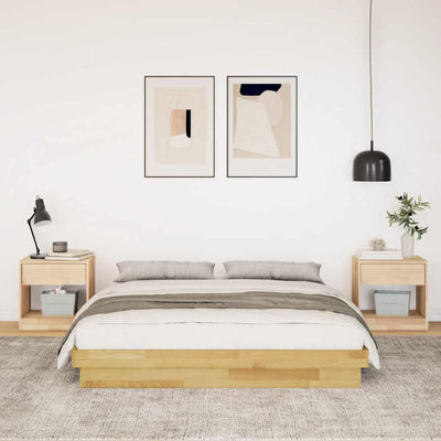 Sängynrunko ilman patjaa 140x200 cm massiivipuutammea