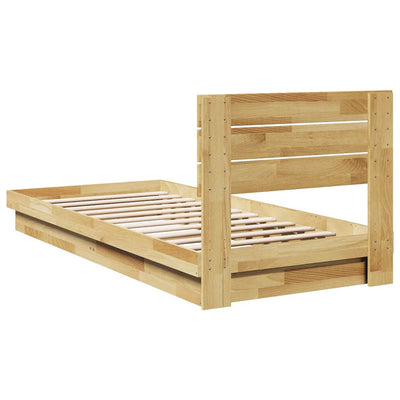 Sängynrunko sängynpäädyllä ilman patjaa Ghigeanu 100x200cm